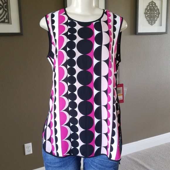 Vince Camuto Sleeveless Blouse - Picture 5 of 13